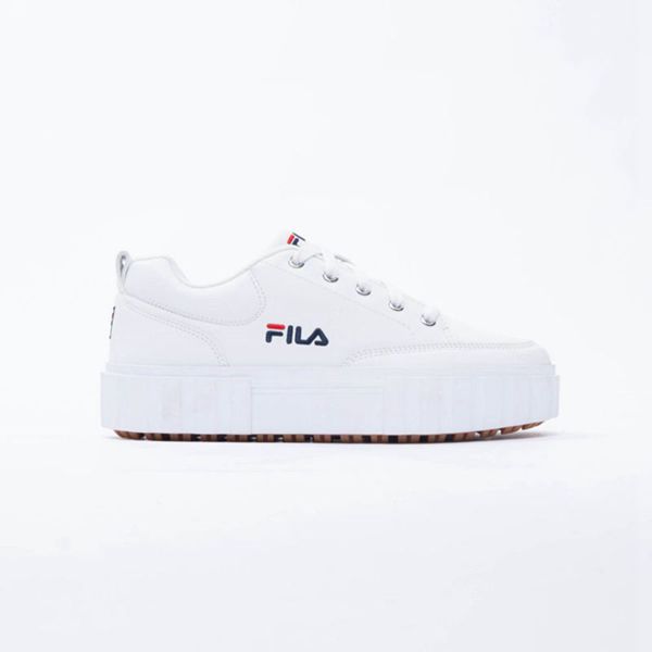 Fila Tenisky Damske Biele - Sandblast Low Pu Vypredaj - Slovakia 92531-JLQB